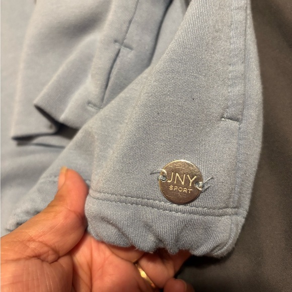 Jones New York Sport Light Blue Cowl Neck Pull Over EUC - Picture 6 of 7